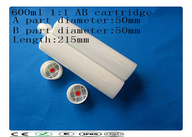 2 構成 600ml 1:1 の付着力のバレル、産業 AB の接着剤のカートリッジ