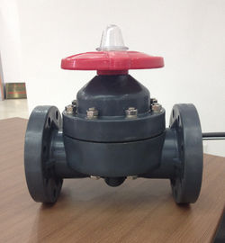 高性能 UPVC の衛生ダイヤフラム弁、5"の 6"の 8 インチのダイヤフラムの安全弁