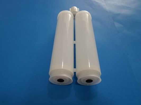 高精度のプラスチック接着剤のスポイトのバレル AB の接着剤のカートリッジ二重カートリッジ エポキシのカートリッジ