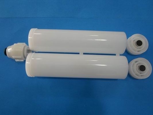 高精度のプラスチック接着剤のスポイトのバレル AB の接着剤のカートリッジ二重カートリッジ エポキシのカートリッジ