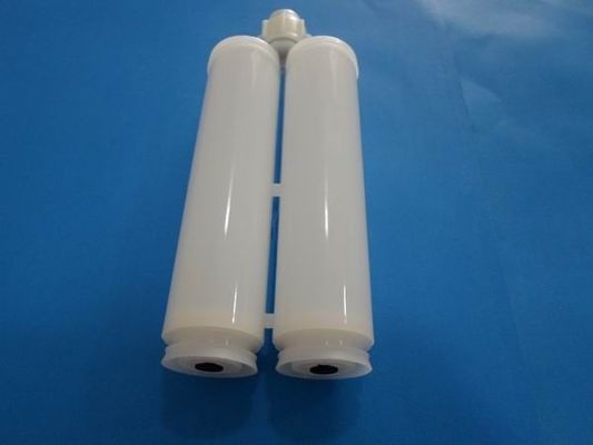 高精度のプラスチック接着剤のスポイトのバレル AB の接着剤のカートリッジ二重カートリッジ エポキシのカートリッジ