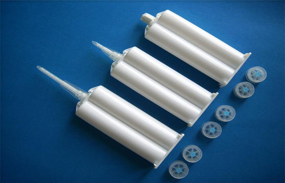 PP 材料 50ml のエポキシの dispenising 2 部品の空の接着剤のカートリッジ