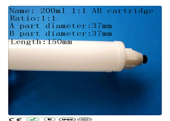二重カートリッジ、AB の接着剤のバレル、付着力のパッキング カートリッジ 200ml