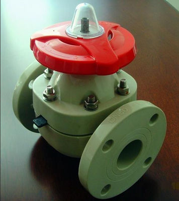 産業配管システム、ダムのタイプのための電気作動させたプラスチック ダイヤフラム弁
