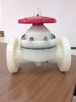 衛生のための電気 PP/FRPP ポリ塩化ビニールのダイヤフラム弁、ダイヤフラムの安全弁