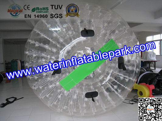 土地の Zorb のおかしい商業興味深く膨脹可能で青い球 3m x 2m