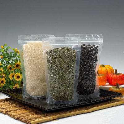 ジッパーとの Tranaparent を包むクルミ/軽食/米のプラスチック袋